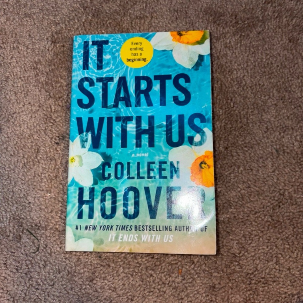 Colleen Hoover 'It Starts With Us' Book